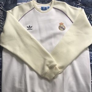 Men’s BNWT Adidas Real Madrid Crewneck Pullover